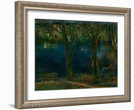 The Pond; South End Green-Mary Kuper-Framed Giclee Print