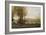 The Pond with Three Cows-Jean-Baptiste-Camille Corot-Framed Giclee Print