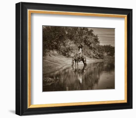 The Pond-Barry Hart-Framed Art Print