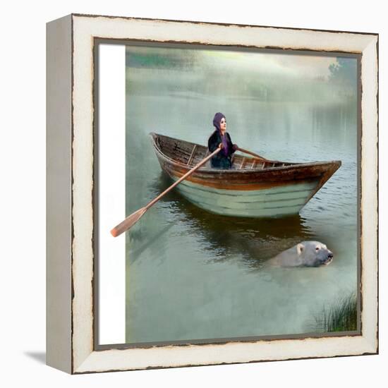 The Pond-Nancy Tillman-Framed Stretched Canvas