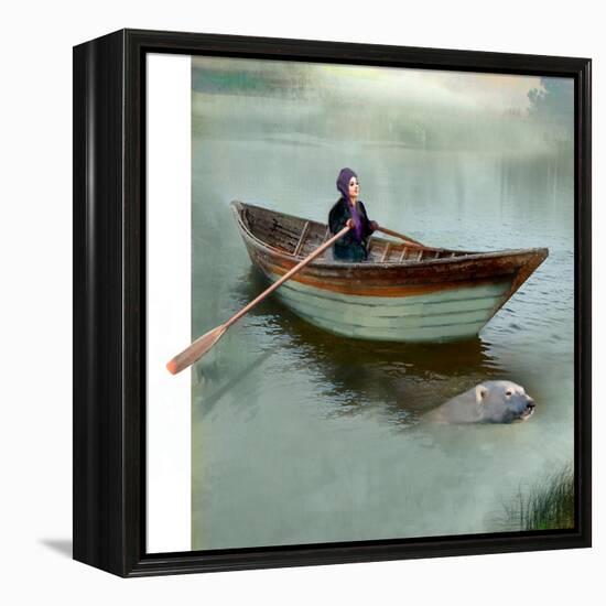 The Pond-Nancy Tillman-Framed Stretched Canvas