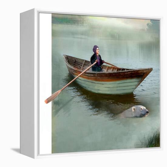 The Pond-Nancy Tillman-Framed Stretched Canvas