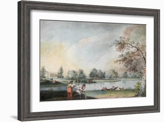 The Ponds before the Urban Estate of Count Alexei Kirillovich Razumovsky in Moscow, Early 1800S-Ivan Alexeyevich Ivanov-Framed Giclee Print