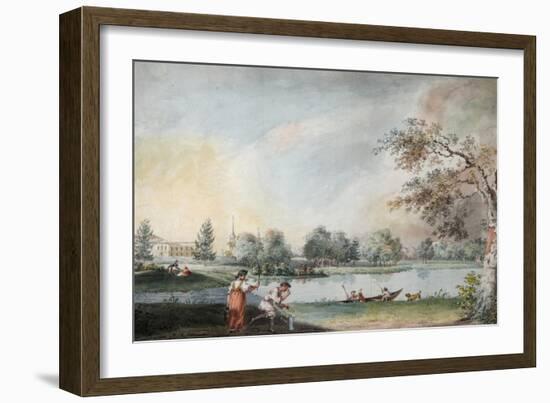 The Ponds before the Urban Estate of Count Alexei Kirillovich Razumovsky in Moscow, Early 1800S-Ivan Alexeyevich Ivanov-Framed Giclee Print