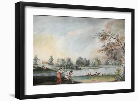 The Ponds before the Urban Estate of Count Alexei Kirillovich Razumovsky in Moscow, Early 1800S-Ivan Alexeyevich Ivanov-Framed Giclee Print