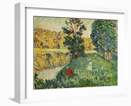 The Ponds of St. Peter; Les Etangs De St. Pierre-Henri Lebasque-Framed Giclee Print