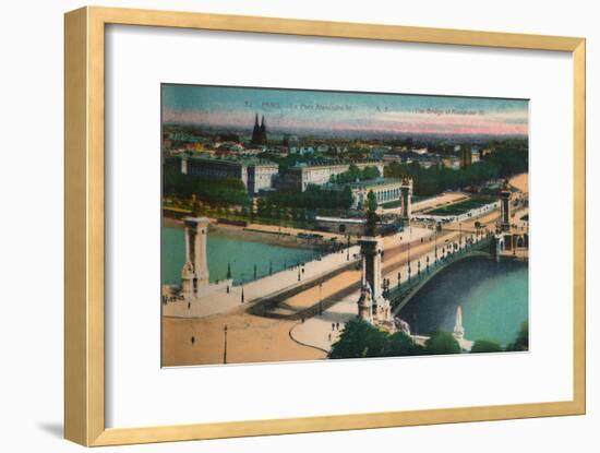 The Pont Alexandre III, Paris, c1920-Unknown-Framed Giclee Print
