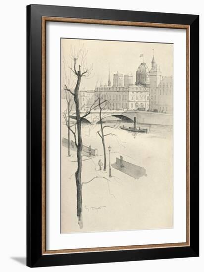 The Pont Au Change, 1915-Eugene Bejot-Framed Giclee Print
