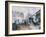 The Pont De L'Europe, Gare Saint-Lazare, 1877-Claude Monet-Framed Giclee Print