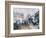 The Pont De L'Europe, Gare Saint-Lazare, 1877-Claude Monet-Framed Giclee Print