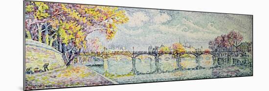 The Pont des Arts, 1928-Paul Signac-Mounted Giclee Print