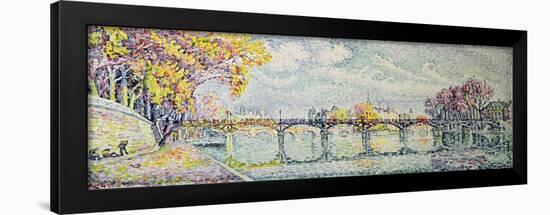 The Pont des Arts, 1928-Paul Signac-Framed Giclee Print