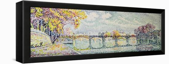 The Pont des Arts, 1928-Paul Signac-Framed Premier Image Canvas