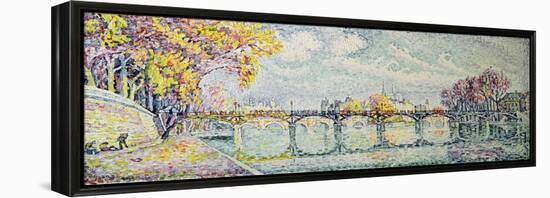 The Pont des Arts, 1928-Paul Signac-Framed Premier Image Canvas