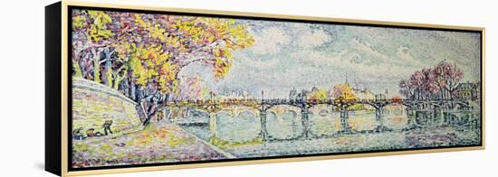 The Pont des Arts, 1928-Paul Signac-Framed Premier Image Canvas