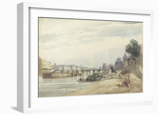 The Pont Des Arts, Paris-Thomas Shotter Boys-Framed Giclee Print