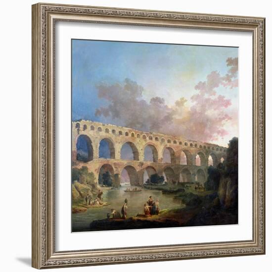 The Pont Du Gard, Nimes, circa 1786-Hubert Robert-Framed Giclee Print