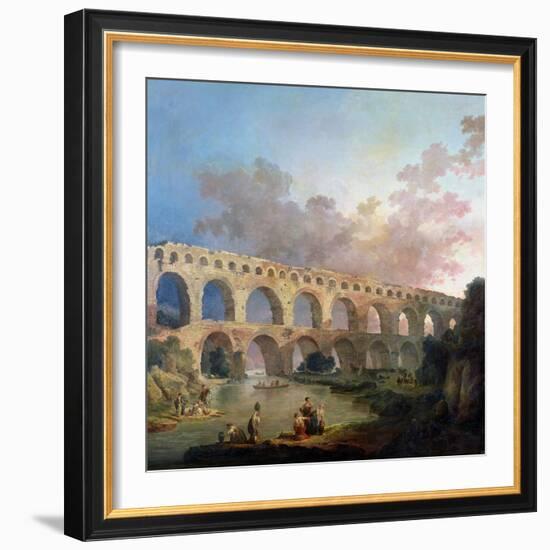 The Pont Du Gard, Nimes, circa 1786-Hubert Robert-Framed Giclee Print