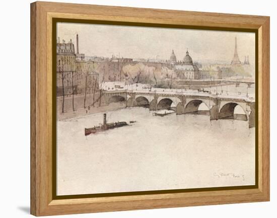 The Pont Neuf, 1915-Eugene Bejot-Framed Premier Image Canvas