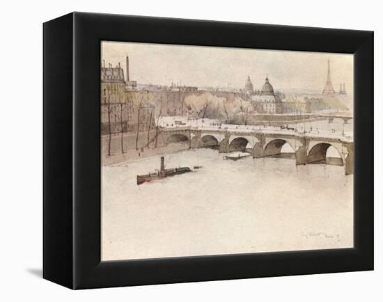 The Pont Neuf, 1915-Eugene Bejot-Framed Premier Image Canvas