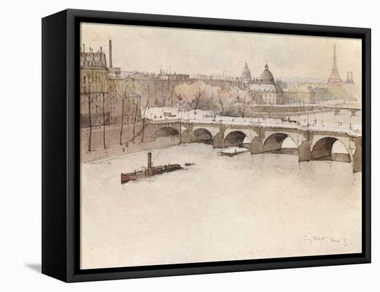 The Pont Neuf, 1915-Eugene Bejot-Framed Premier Image Canvas