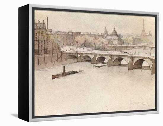 The Pont Neuf, 1915-Eugene Bejot-Framed Premier Image Canvas