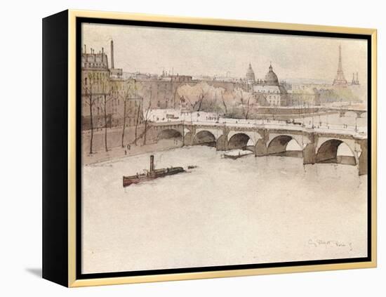 The Pont Neuf, 1915-Eugene Bejot-Framed Premier Image Canvas