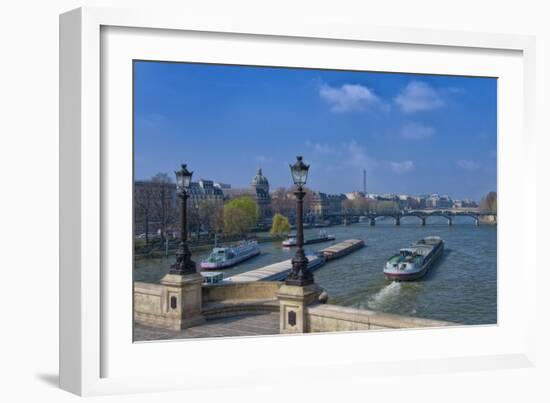 The Pont Neuf And Seine River-Cora Niele-Framed Giclee Print