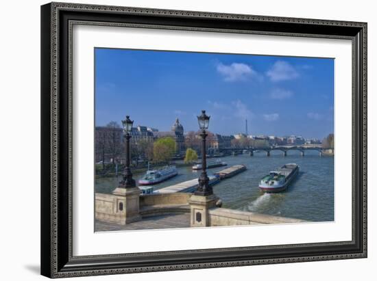 The Pont Neuf And Seine River-Cora Niele-Framed Giclee Print