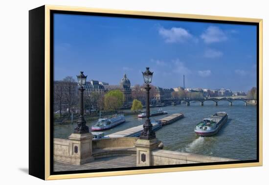 The Pont Neuf And Seine River-Cora Niele-Framed Premier Image Canvas