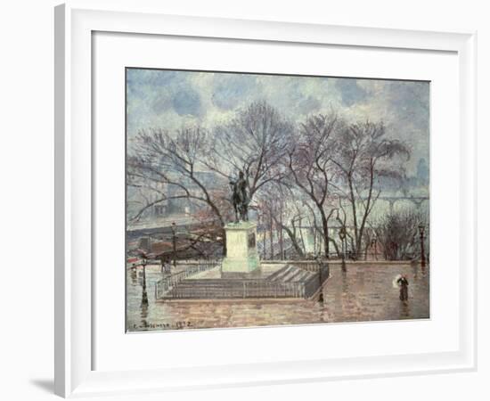 The Pont Neuf, Paris, 1902-Camille Pissarro-Framed Giclee Print