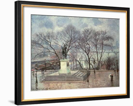 The Pont Neuf, Paris, 1902-Camille Pissarro-Framed Giclee Print