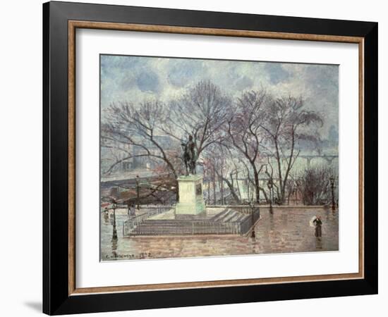 The Pont Neuf, Paris, 1902-Camille Pissarro-Framed Giclee Print