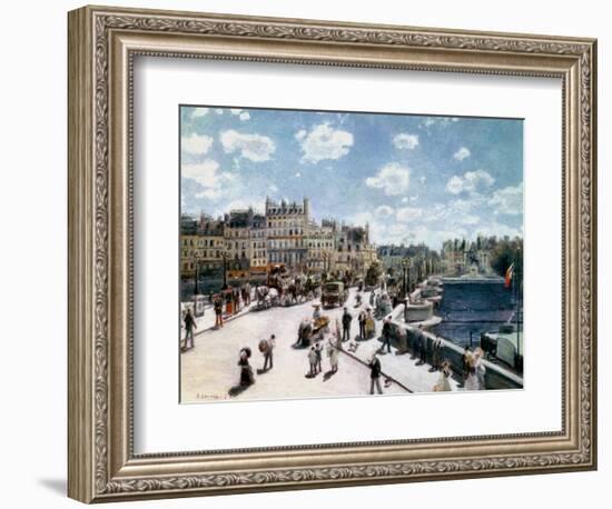 The Pont Neuf, Paris-Pierre-Auguste Renoir-Framed Giclee Print