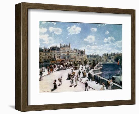 The Pont Neuf, Paris-Pierre-Auguste Renoir-Framed Giclee Print