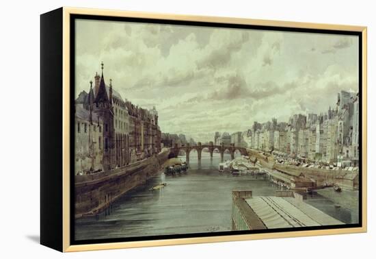 The Pont Neuf, Paris-Thomas Shotter Boys-Framed Premier Image Canvas