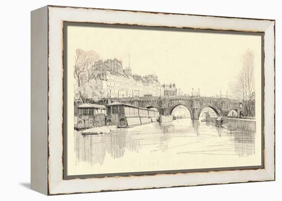 The Pont Neuf Seen from the Locks, 1915-Herman Armour Webster-Framed Premier Image Canvas