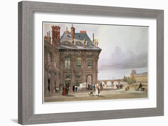 The Pont Royal and the Tuileries Seen from the Institut, Paris-Thomas Shotter Boys-Framed Giclee Print