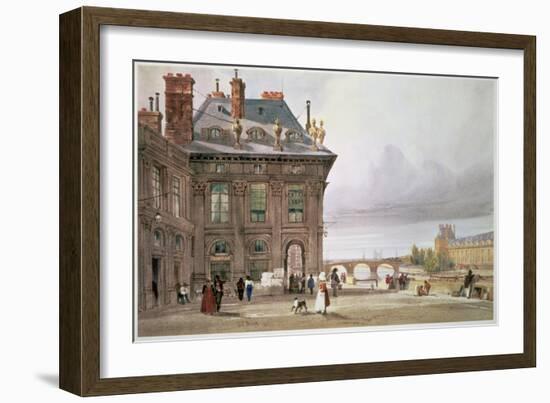 The Pont Royal and the Tuileries Seen from the Institut, Paris-Thomas Shotter Boys-Framed Giclee Print