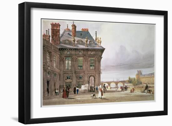 The Pont Royal and the Tuileries Seen from the Institut, Paris-Thomas Shotter Boys-Framed Giclee Print