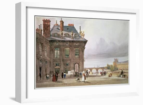 The Pont Royal and the Tuileries Seen from the Institut, Paris-Thomas Shotter Boys-Framed Giclee Print