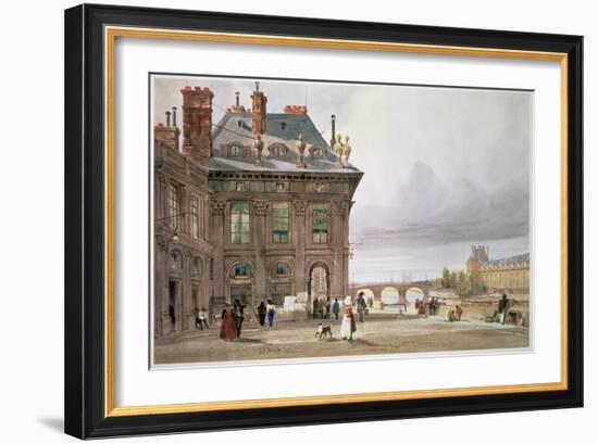 The Pont Royal and the Tuileries Seen from the Institut, Paris-Thomas Shotter Boys-Framed Giclee Print