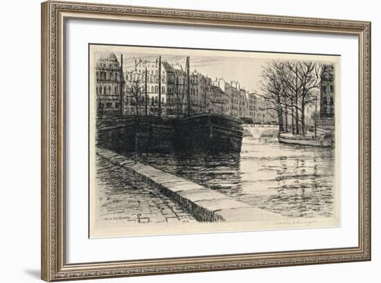 The Pont St Michel, 1915-Caroline Helena Armington-Framed Giclee Print