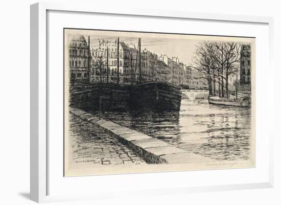 The Pont St Michel, 1915-Caroline Helena Armington-Framed Giclee Print