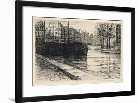 The Pont St Michel, 1915-Caroline Helena Armington-Framed Giclee Print