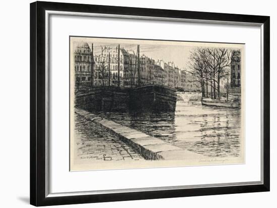 The Pont St Michel, 1915-Caroline Helena Armington-Framed Giclee Print