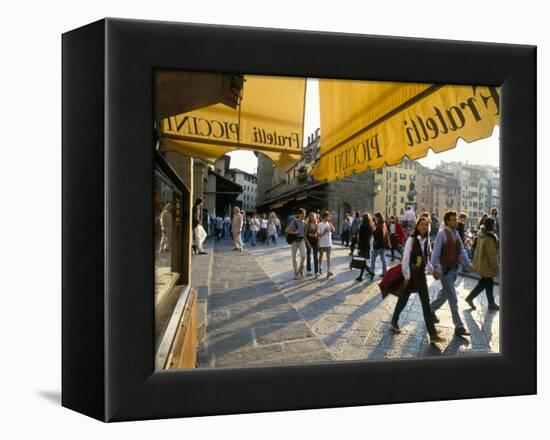 The Ponte Vecchio, Florence, Tuscany, Italy-Michael Newton-Framed Premier Image Canvas