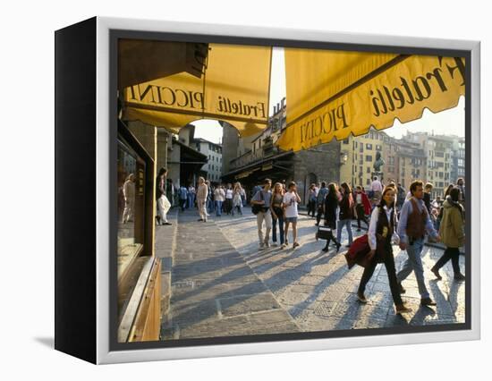 The Ponte Vecchio, Florence, Tuscany, Italy-Michael Newton-Framed Premier Image Canvas