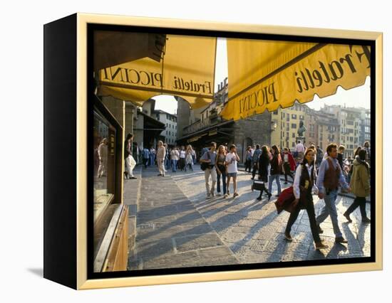 The Ponte Vecchio, Florence, Tuscany, Italy-Michael Newton-Framed Premier Image Canvas