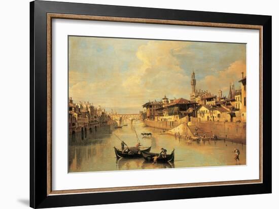 The Ponte Vecchio, Florence-Giuseppe Zocchi-Framed Giclee Print